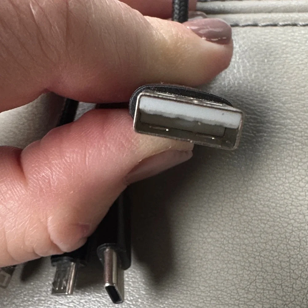 Black Multi-Connector Charging Cable